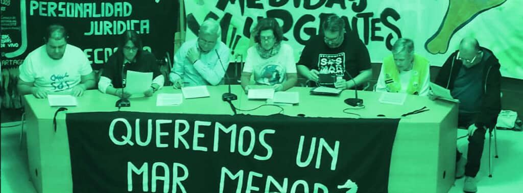 Organizaciones de la Región de Murcia presentan un Decálogo por el Mar Menor que trasladan a los partidos políticos que concurrirán a las próximas Elecciones Municipales y Autonómica el 28 de mayo para que se comprometan a incorporarlo en su programa electoral.