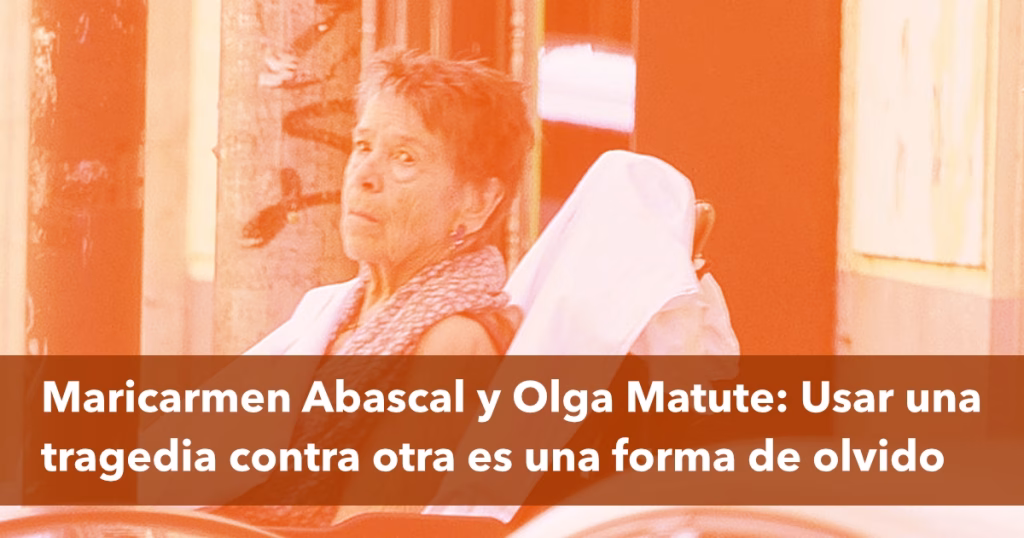 El desahucio y muerte de Maricarmen ha situado a la vista de la ciudadanía la realidad de los desahucios, pero hay quienes intentan enfrentar su caso con el desahucio y muerte de Olga Matute. Frente a esa disputa, la respuesta debe ser otra: escuchar a las víctimas, recordar a quienes quedaron fuera de los titulares, exigir soluciones y exigir responsabilidades.